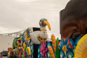 A section of Cleopatra's signature float, "Cleopatra’s Nile…The River of Life."